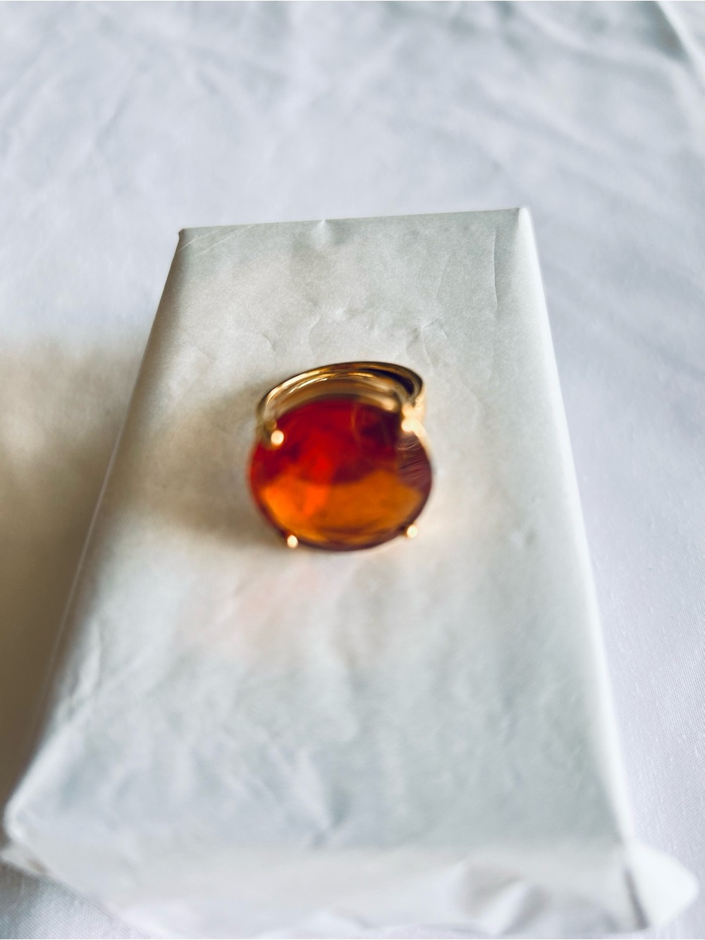 Kate Spade New York Crystal Confection Rare Vtg Ring Adjustable Ring 5-7